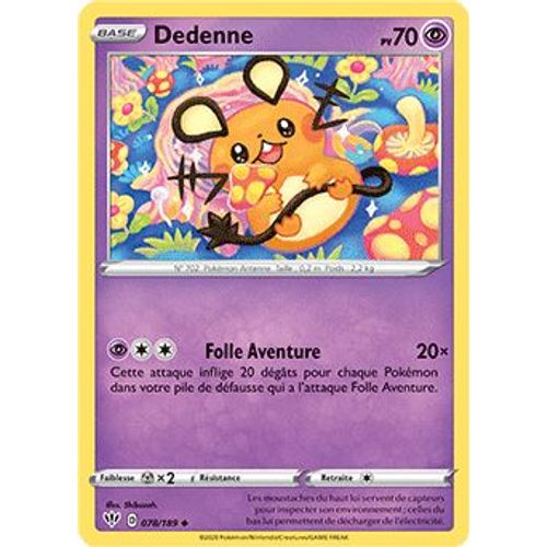 Dedenne - 78/189 - Ténèbres Embrasées