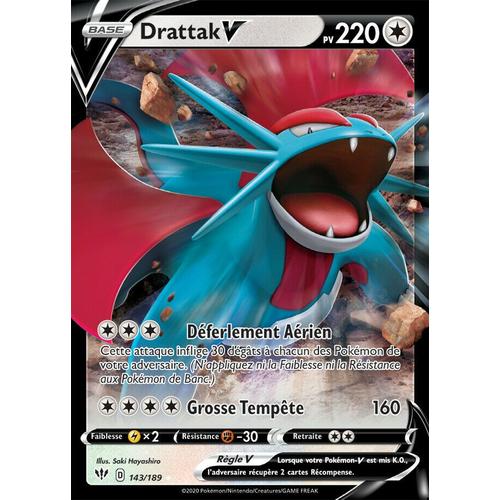 Carte Pokemon Drattak V Ténèbres Embrasées 143/189