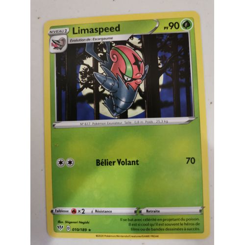 Limaspeed 10/189 Rare Ténèbres Embrasées
