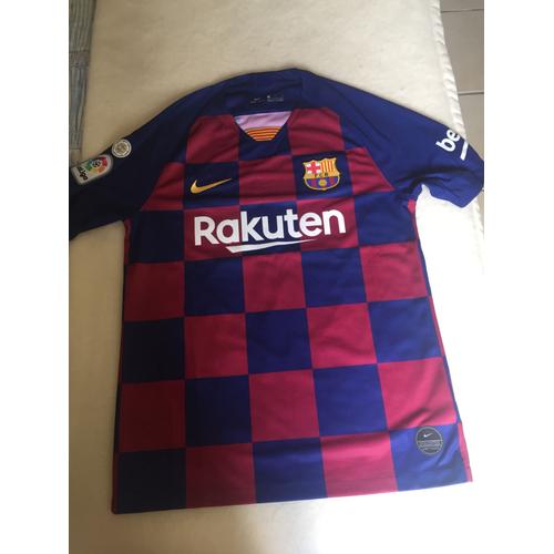 Barcellona T-Shirt Maillot De Football Antoine Griezmann 17 Barça Nouveau Saison 2019-2020 Replica Officiel Avec Licence - Tous Les Tailles Enfants Et Adultes (L Large)