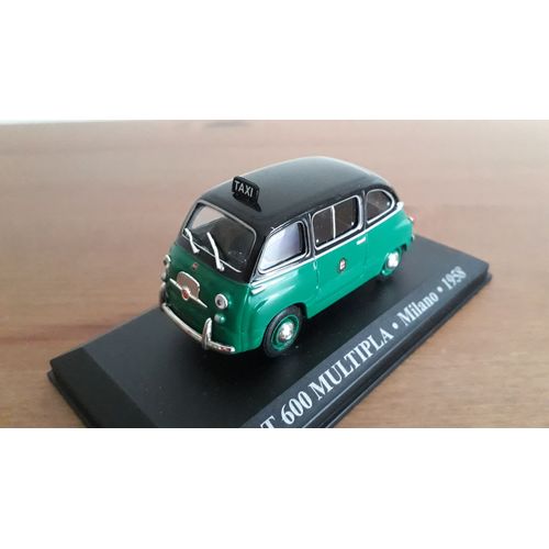 Taxi Fiat 600 Multipla Milan 1958 1:43 Neuf-Altaya