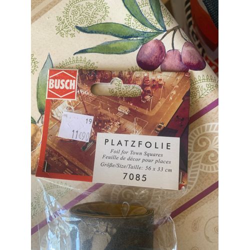 Feuille De Décor Pour Place Busch 56 Cm Par 33 Cm Autocollante Et Flexible-Busch