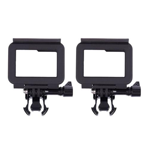 Étui De Protection En Plastique Pour Caméra D'action Gopro Hero 5 Black, Cadre De Bordure Standard, 2x