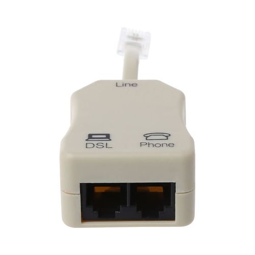 Filtre séparateur en ligne pour Modem ADSL, interface Rj11, pour téléphone, 1 pièce, adaptateur Rj11