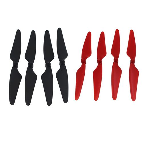 Lames D'hélices De Quadcopter Pour Hubsan H501s X4 Rc, 2cw/2ccw, Rouge Et Noir (2 Jeux), 4 Pièces-Générique