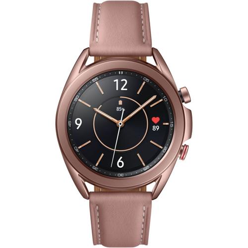 Samsung Galaxy Watch 3 - 41 Mm - Mystic Bronze - Montre Intelligente Avec Bracelet - Cuir - Affichage 1.2" - 8 Go - Wi-Fi, Lte, Nfc, Bluetooth - 4g - 48.2 G