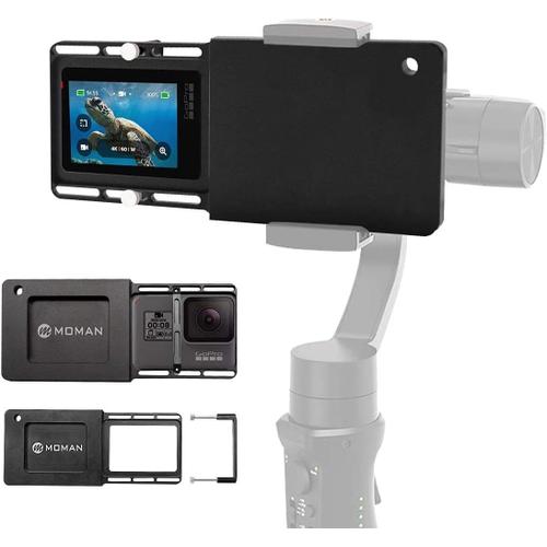 Gopro Support pour cam¿¿ra GoPro Hero 7/6/5/4/3/3+ DJI Osmo Mobile 2 Zhiyun Smooth 4 Q2 FeiyuTech