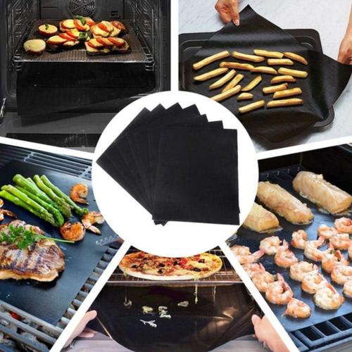 Feuille De Cuisson Lavable R¿¿Utilisable, Tapis De Cuisson Durable Papier De Cuisson Sulfuris¿¿ ¿¿ Haute Temp¿¿Rature Plaque De Cuisson Antiadh¿¿Sif Pour Gril, Cuisson, Barbecue, Repassage-Lot De 5