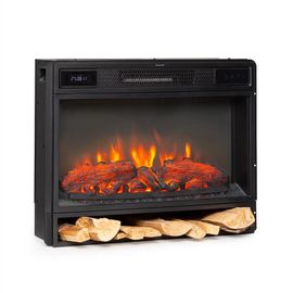 Klarstein Vulsini Cheminée électrique 1900 W technologie LED télécommande noire