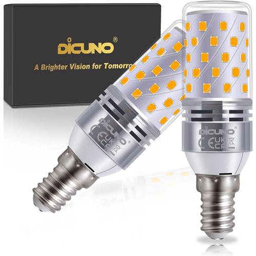 Ampoule Led E14, 8w Ampoule Maïs Led Équivalent 100w Lampe Halogène, Blanc Chaud 2700k, 1000lm, Non-Dimmable, Petit Culot À Vis E14 Maïs Led, Lot De 2