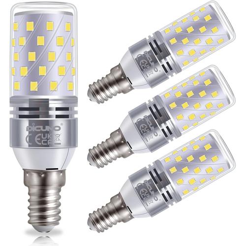 Ampoule Led E14, 8w Ampoule Maïs Led Équivalent 100w Lampe Halogène, Blanc Froid 6000k, 1000lm, Non-Dimmable, Petit Culot À Vis E14 Maïs Led, Lot De 4