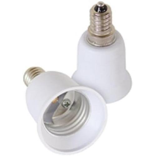 Lampe Socket Adaptateur Convertisseur Socket Adaptateur Pour Douille E14 E27 B22 Gu10 Pour Led Et Halogène Ampoules À Économie D'énergie E14 Vers E27