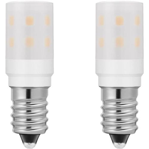 Petite Ampoule Led E14 2w 200lm 230vac Blanc Chaud 2700k, Ampoule E14 15w Réfrigérateur Ampoule Sel Lampe De Remplacement 2 Pièces