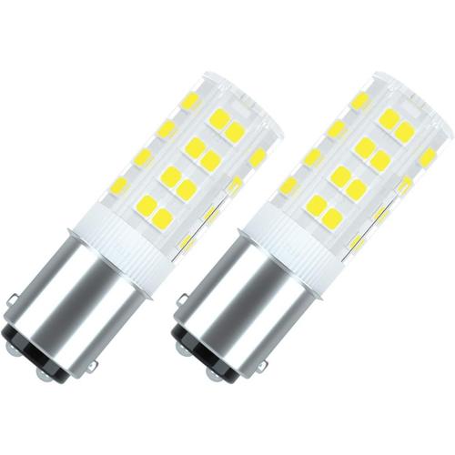 Ba15d Led 220v Ampoules Dimmable 4w=40w Ampoule Halogène 220-240v Blanc Froid 6000k (2pcs)