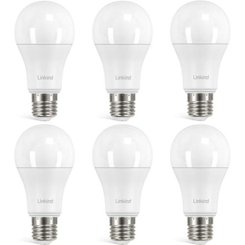 Ampoule Led E27 Blanc Froid, 13w Équivalent 100w, 5000k Lumière Froide 1521lm, Ampoule Edison A60 Gros Culot À Vis, No Dimmable, 220v-240v, Lot De 6