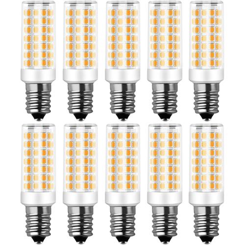 Ampoule Led E14 9w Équivalent 75w / Blanc Chaud 3000k / 750 Lumens/Ac 220-240v / Ampoule E14 75w / Non-Dimmable/Lot De 10
