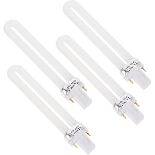 Recharge Lampe Peggy Sage 36w Rohs 4 Pièces Ampoules De Remplacement 9w 365nm Lampe Ampoule Tube Pour Nail Art Sèche- Lampe Lumière Tube De Lumière Sèche- Ongles Neon 36w Rohs