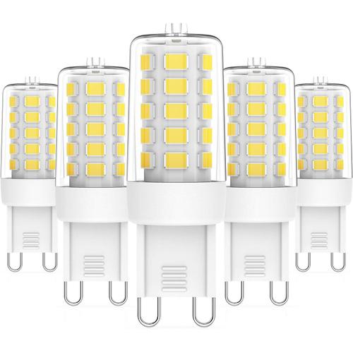 Ampoules Led G9 Dimmable 3w Équivalent À 28w 33w 40w Halogène Lumière, Blanc Naturel 4000k Led Ampoules G9, Ac220-240v, Ampoule Capsule G9 Pour, Sans Scintillement Paquet De 5