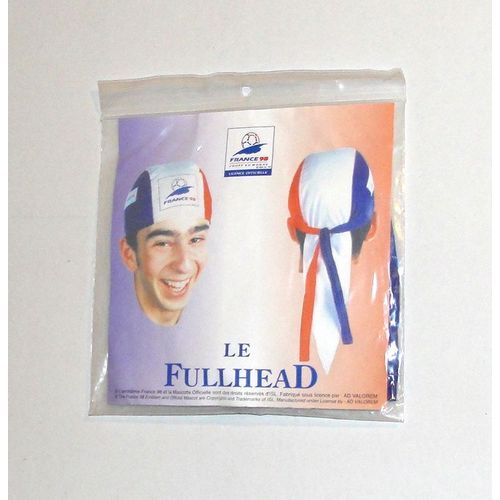 Le Fullhead France 98 Cagoule Foulard Bandana Supporters Football