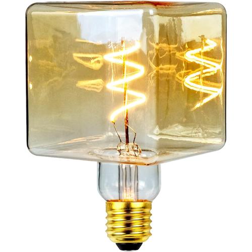 Led Ampoules Vintge Ampoule Ice Cube ¿95mm 4w Dimmable Edison Ampoule 220-240v E27 Spécialité Ampoules Décoratives (Doré)