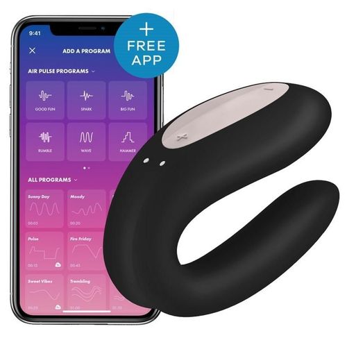 Satisfyer Double Joy Noir Satisfyer - Partner