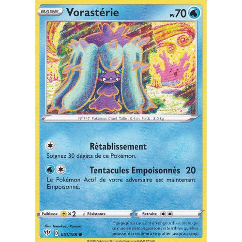 Carte Pokemon - Vorastérie - 51/189 - Épée Et Bouclier 3 Ténèbres Embrasées