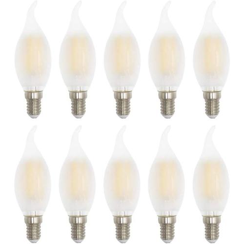 Ampoules À Incandescence E14, Petites Ampoules À Vis Ses, 4 W (Équivalent À 40 W), Blanc Chaud 2700 K, Lot De 10..