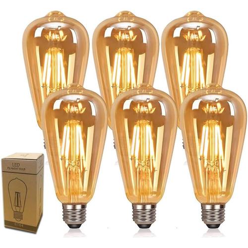 Ampoules Led 4 W (E27 St64 Ambre)