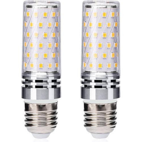 Ampoule Led E27 12w Blanc Chaud 3000k, Ampoules À Vis Edison E27, Équivalent À Une Ampoule Halogène 100w 120w, Ampoules Led E27 Maïs Pour Lampe De Bureau, Non Dimmable, Ac 175-265v, , Paquet De 2