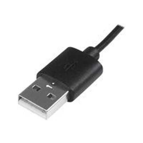 StarTech.com Câble USB vers Micro-USB de 1 m - Cordon Micro USB avec indicateur de chargement LED - M/M - Noir - Câble USB - Micro-USB de type B (M) pour USB (M) - 1 m - noir