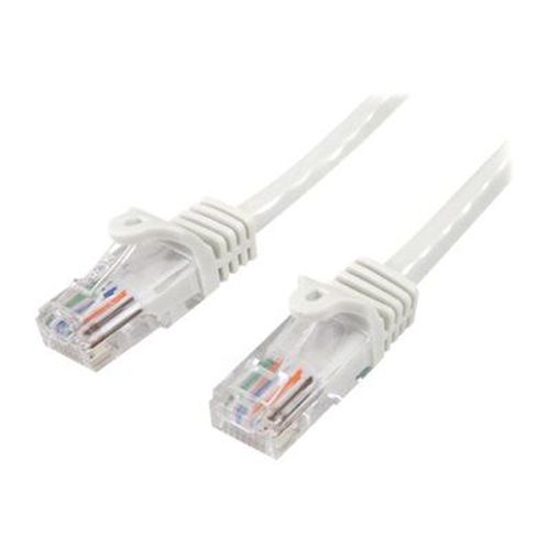 StarTech.com Câble réseau Cat5e UTP sans crochet de 7 m - Blanc - Cordon de raccordement - RJ-45 (M) pour RJ-45 (M) - 7 m - UTP - CAT 5e - sans crochet - blanc