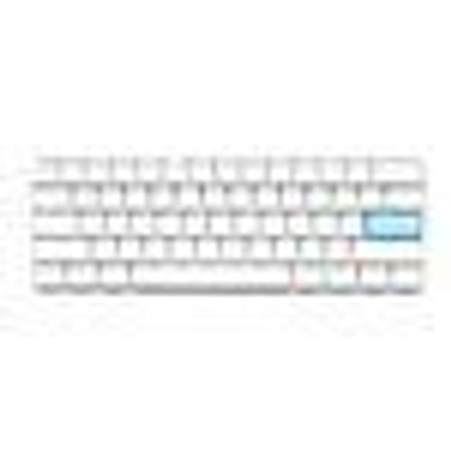 Ducky One 2 Mini - Clavier - backlit - USB-C - AZERTY - Français - commutateur : CHERRY MX RGB Blue - blanc pur