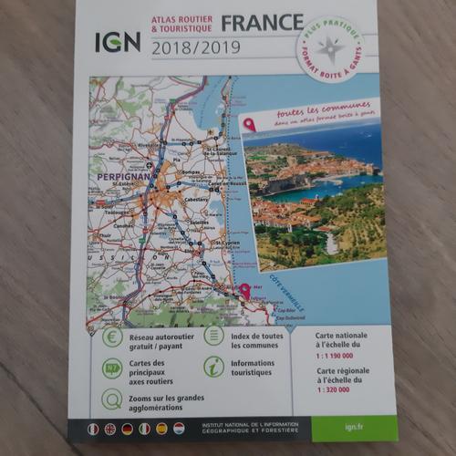 Atlas Routier Er Touristique Ign 2018 2019