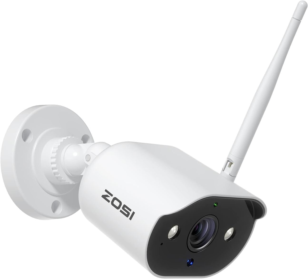 C302 Caméra de Surveillance WiFi, Caméra Supplémentaire Caméra de Remplacement pour le C302 Kit Vidéo Surveillance Sans Fil, Camera en blanc pour Extérieure, Alerte via APP