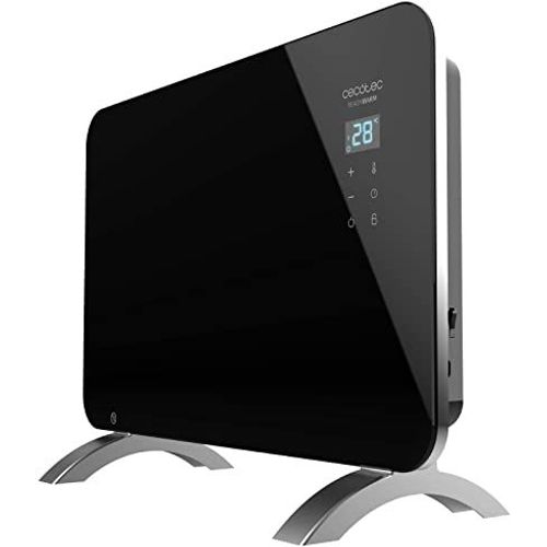 Convecteur Avec Panneau En Verre Programmable Wifi 1000w Noir