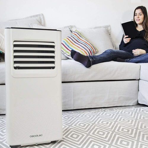 Climatiseur Mobile 3 En 1 Avec Fonction Climatisation,Ventilation,Déshumidification 7000 Btu Blanc