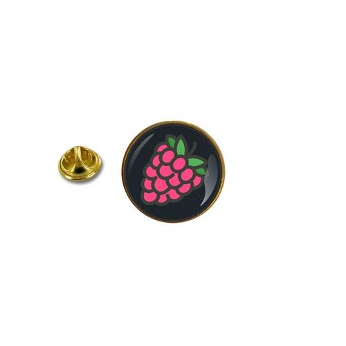 Pins Pin Badge Pin's Metal Avec Pince Papillon Framboise