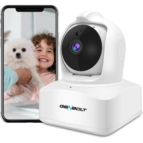 Caméra de Surveillance Wi-FI de 3 Mpx pour bébé AI Auto Tracking pour Chien avec système de Surveillance panoramique à l'intérieur et à la Maison avec détection de Mouvement humanoïde