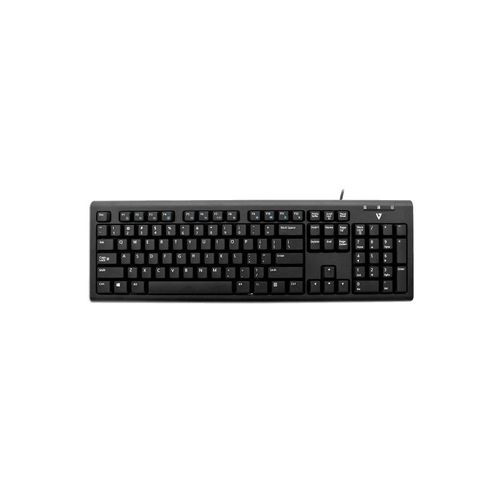 V7 KU200GS-DE - Clavier - USB - Allemand - noir