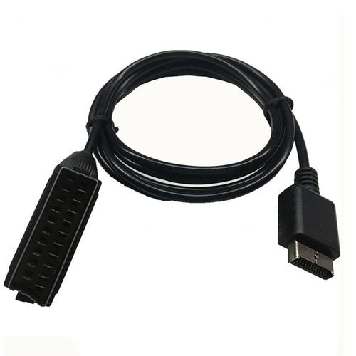 Câble Scart Rgb De 1.8m, Cordon De Connexion Pour Sony Playstation Ps1 Ps2 Ps3 Tv Av Et Consoles Pal