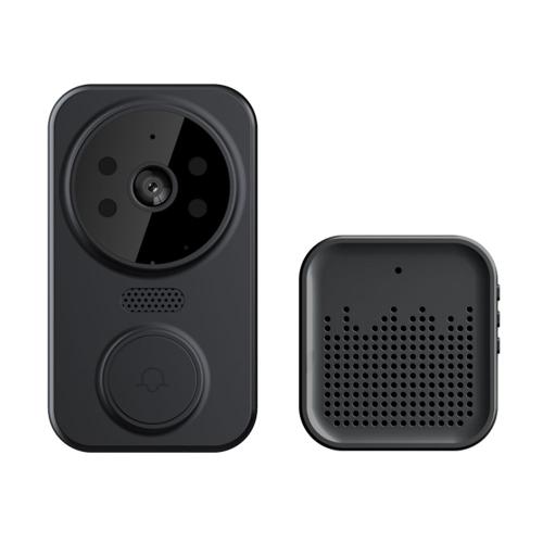 Sonnette de porte vidéo visuelle, interphone bidirectionnel, sonnette de porte de sécurité, vision nocturne infrarouge, système de sécurité de surveillance à distance