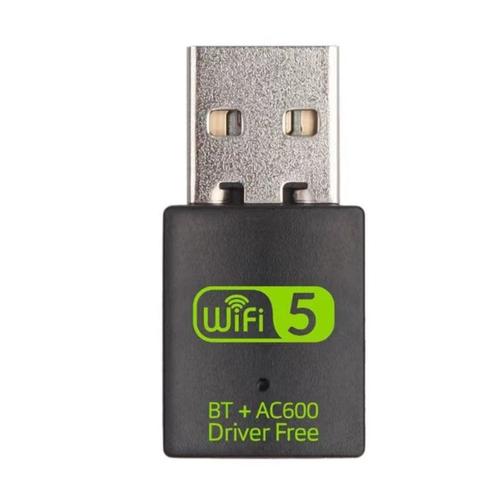 Adaptateur Wifi sans fil, carte USB BT + AC600, Mini ZJMle WLAN, 600Mbps