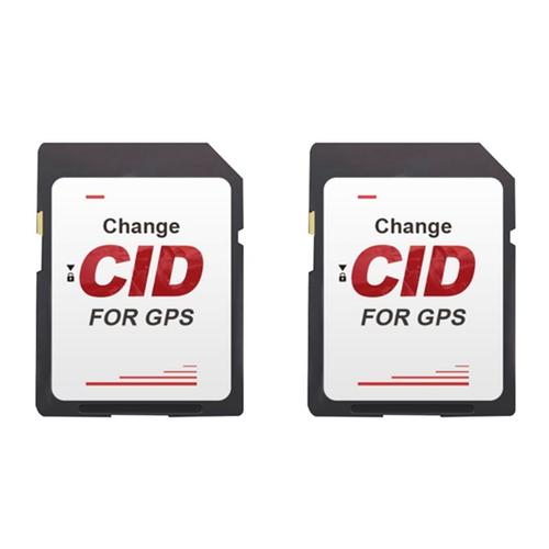 2 cartes mémoire SD pour la Navigation, écriture de Code, changement à grande vitesse de la Navigation CID, carte GPS une seule fois (16 go)