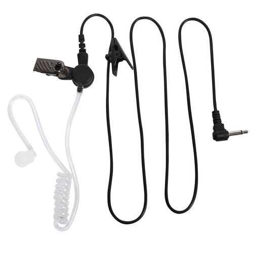 Oreillettes à Tube acoustique Flexible Transparent, 3 pièces, 3.5Mm, casque d'écoute, prise Mono pour talkie-walkie