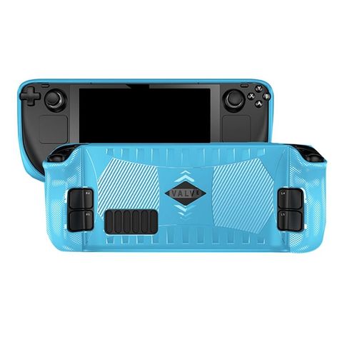 Étui De Protection Pour Steam Deck, Housse De Protection Souple, Antidérapante, Anti-Rayures, Accessoires De Jeu, Bleu