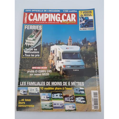 Camping Car Magazine 120 Mai 2000 Ferries Autostar Chausson Hymer Pilote Rapido Challenger