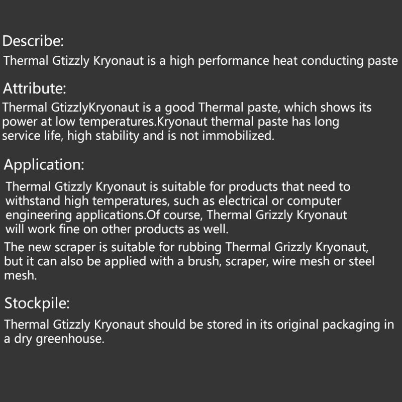 pte thermique haute Performance, 1g, pour le refroidissemen... - 2