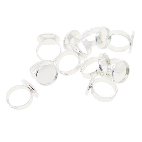 Base de Bague Vierge R glable Support de Anneau Rond Plat en