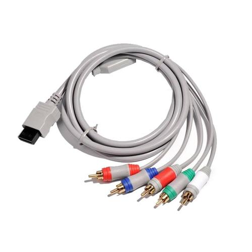 Câble Composante Wii Vers Hdtv, Câble Av Hd Câble Audio Vidéo 1.8m Rgb Câble Composant Yprpb Compatible Avec Nintendo Wii Console, Moniteur