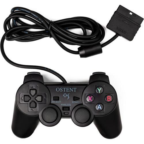 Câblé Analogique Contrôleur Gamepad Joystick Joypad Compatible Pour Sony Ps2 Psone Psx Console Double Shock Jeux Vidéo